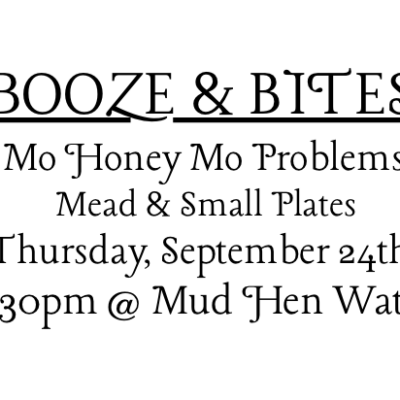 Booze & Bites | September 24